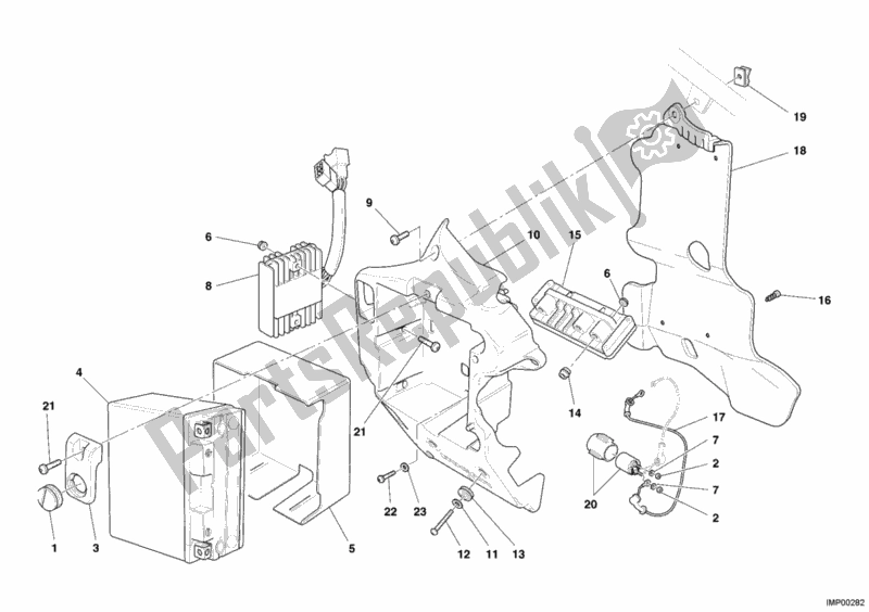 Toutes les pièces pour le Batterie du Ducati Superbike 749 R 2006